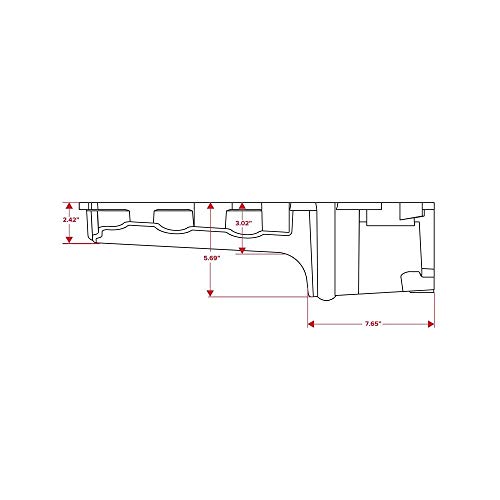 TSP 81074 Retro-Fit LSX Aluminum Rear Sump Oil Pan, Aluminum, Natural