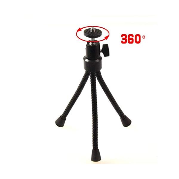 XYSQWZ Ultrakleines Desktop-stativ 360-grad-drehung Live-Metall-Smartphone-Halter Outdoor-reisefotografie-kamerastativ… – Bild 6