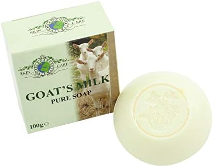 Goats Milk Pure Soap 100g Triple Milled Hand Finished Luxury Gift Boxed Elegance Natural Skin Care, 100 g (Pack of 1)