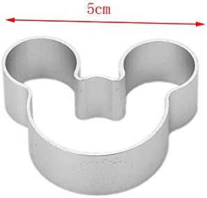 mojj Big Sale 1Pcs/Set DIY Cake Cutting Aluminium Alloy Gingerbread Men Shaped Holiday Biscuit Mold Kitchen Cake Decorating Tools Mickey shape