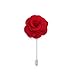 YuanKanJu The Ideal Company Men's Flower Cotton Lapel Pin One Size Red