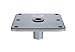 attwood SP-67749 Swivl-Eze Lock'N-Pin Aluminum 7-Inch x 7-Inch Marine Boat 3/4-Inch Pedestal Base primary