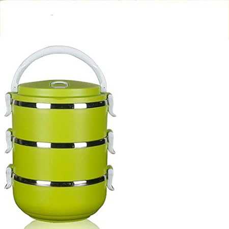 jieer Fiambrera de Cristal Compartimento de la Fiambrera ...