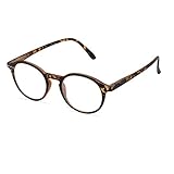 WealthyShades- Blue Light Blocking Round Glasses-FDA Approved-Sleep Better, Reduce Eyestrain & Fatigue When Gaming, Tablet/Phone Reading, TV- Anti Glare Eyewear (Tortoise, 0.00 (No Magnification))