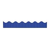 Bordette Scalloped Decorative Border P37204, 50' x 2-1/4", Royal Blue, 1 Roll