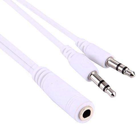 Audio Cables, 1M Hi-Fi AUX Audio Cable 3.5mm Dual Male to Female Plug Jack Stereo Audio Wire for iPhone, iPad, Samsung, MP3, MP4, Sound Card, TV, Radio-recorder, Car Bluetooth Speacker, Computer, etc