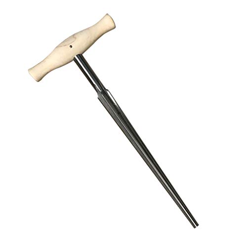 image for kesoto Violin Cello Straight Hole Reamer Wood Handle Flute Peg Reamer 