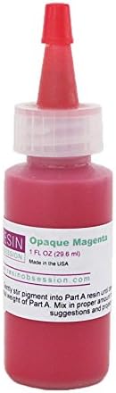 Resin Obsession Opaque Magenta Color Pigment - 1 Ounce