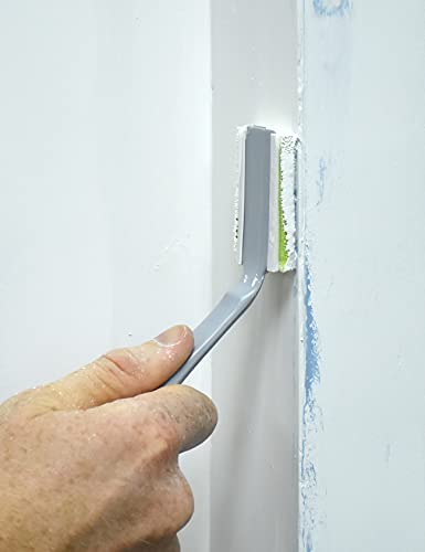 ROLLINGDOG Paint Pad Set 9 PC with Extendable Extension Pole,Adjustable 7" Paint Pad, Corner, Detail Pad and Refills, Perfect for Cutting in at High Ceilings and Walls, No Spatter, Smooth Surface