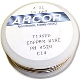 14 Ga Pre-Tinned Copper Wire - 4 Oz