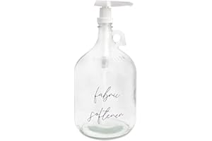 Darware Laundry Pump Dispenser: Fabric Softener Gallon Glass Pump Bottle