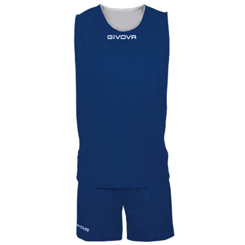 Givova, kit double, blue/white, 3XL