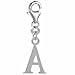 Pro Jewelry Dangling Letters Clip on Pendant Charm for Bracelet or Necklace (A)