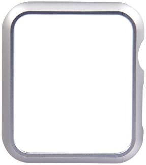 Apple Watch Case, 38mm Ultra Slim Flexible Lightweight Case Protective Bumper Cover for Apple iWatch Series 1, Series 2 (Silver)