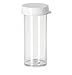 Perfume Studio 3 Dram Plastic Vial; Small Pill Prescription Container with Snap Caps for Storing Pills, Beads, Vitamins, and Other Small Items (5)