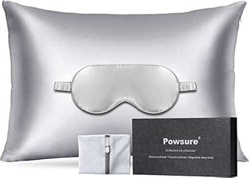 Powsure 100% Mulberry Silk Pillowcase for Hair and Skin Standard - Main Image