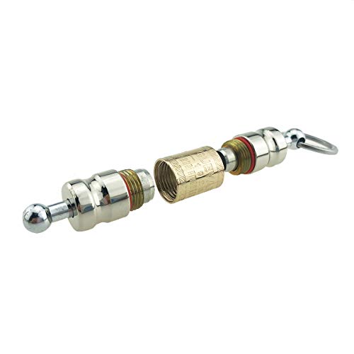 Cigar Punch Gold & Silver Clipper Totem Carving 2 Size Blades Retractable and Screw Out Gift Box Included Smoking Accessories Perfect for Outdoor Use (Sliver)