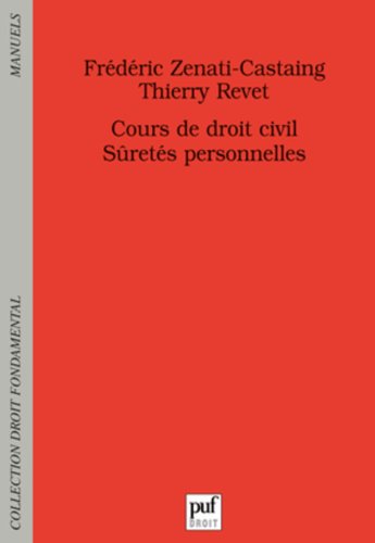 Cours de droit civil, sûretés personnelles