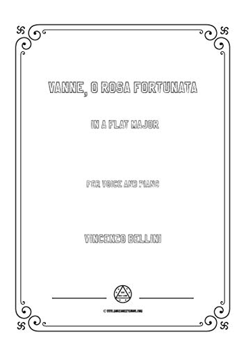 Bellini vanne o rosa fortunata pdf printer