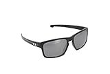 Oakley Men's Sliver OO9262-07 Polarized Rectangular Sunglasses, Polished Black, 57 mm