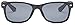 Gamma Ray Polarized UV400 Classic Style Sunglasses with Mirror Lens, Matte Black Frame Grey Lens