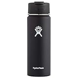 Hydro Flask Travel Coffee Flask, 20 oz, Black