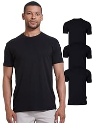 True Classic 3 Pack, Black, Men's Short Sleeve Crew