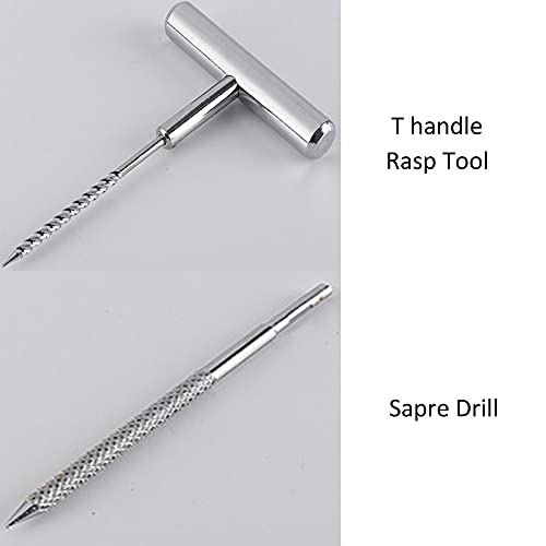 DAIFUQIHUA Tire Repair kit, Tire Plug kit, Flat Tire Repair Kit, Car tire Repair kit to fix a Flat, Suits Cars, Motorcycles, Trucks, ATV, UTV, Jeeps, 11 Pcs