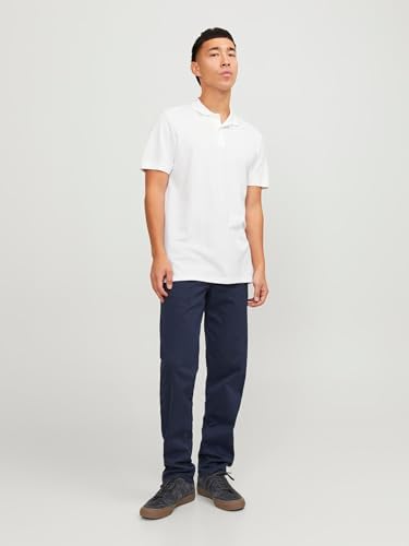 Herren Jjebasic Noos Poloshirt, Weiß, L EU