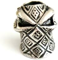 10 pcs Metal Skull Beads ,Hooded Ninja For Paracord Bracelet /Knife Lanyards/ Jewelry(NO9)