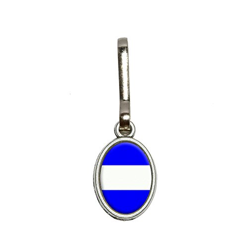 Graphics and More Thin White Line EMS EMT Antiqued Oval Charm Clothes Purse Luggage Backpack Zipper Pull