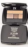 2 Lancome Color Design 5 Shadow & Liner Palette (Lancome eyshadow and eye liner) 110 CHOCOLATE AMANDE Travel Size
