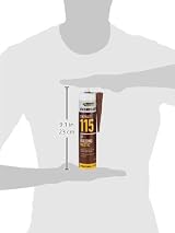 Everbuild Everflex 115 GP Building Mastic Brown 285ml Pointing Sealing Internal view 3