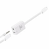iPhone Lightning Adapter and Splitter,QARFEE 2in1 Adapter For Charger+3.5 mm Headphone Jack Music Listen For iPhone 7/8/X/7 plus/SE iPad Pro/Air/Mini For iOS 10/11