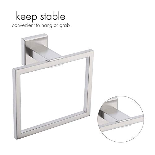 KES 4Piece Bathroom Accessory Set Including Towel Bar Toilet Paper