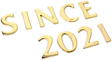 Amazon 真鍮 ゴールド Since21 セット 大文字 真鍮 レター ナンバー アルファベット 看板 表札 ネーム Diy 工具 ガーデン