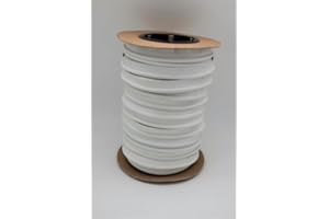 7MANUFACTURERFABRIC7 White Welt Cord Vinyl Piping Marine Outdoor Edge Trim Fabric (1 Yard) Fabric