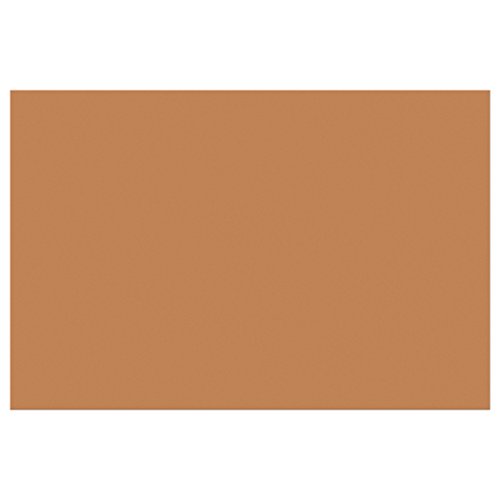 Pacon SunWorks Construction Paper, 12-Inches by 18-Inches, 50-Count, Brown (6707)