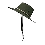 OMECHY Waterproof Outdoor Bucket Hat Summer UV Protection Sun Cap Boonie Fishing Camouflage Hat
