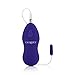 CalExotics Whisper Micro Bullet – Self Heating Wired Pocket Bullet Vibrator - Remote Control Sex Toys for Couples - Adult Egg Massager - 1.25 Inch - Purple