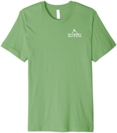 Mens "GAT UP HOES" ART ON BACK - HATCHET CONSTRUCTION - FUNNY T 2XL Grass