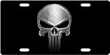 Punisher Skull Custom License Plate Novelty Tag from Redeye Laserworks