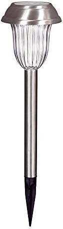 Duracell Solar LED Path Light Stainless Steel (4 Pack)