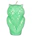 Owl Candle – Unscented – Skeleton Candles – Green