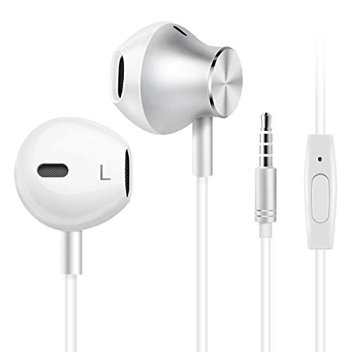 Wired Headphones, Amoner Earbuds Waterproof Sports Headphones, Stereo Sound Headsets Earbuds with Microphone for Phone 6/6s Plus/5s/SE, Galaxy, Android Smartphones, Tablets