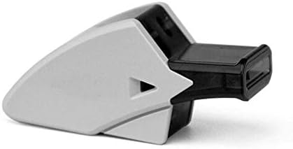 Jlck ホイッスル レフリーホイッスル サッカーバスケットボールゲームホイッスル ストラップ付きabs樹脂 黒 5 3 1 8