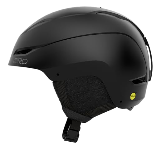 Giro Ceva Mips Helmet - Sleek Silhouette, Adjustable Fit System, Thermostat Control Venting, Mips Protection, Audio Compatible Earflaps, Matte Black, Size: S