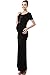 Momo Maternity Tee Shirt Column Dress - Black M