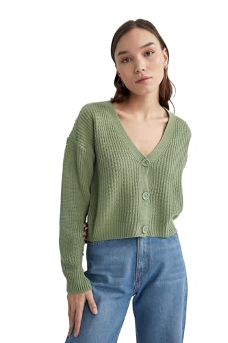 DeFacto Damenstrickjacke - Vielfalt an Strickjacken - Pullovern & Cardigan - Strickjacke und Strickweste für Damen