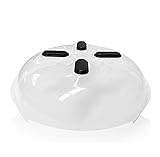 New Life Style Products Magnetic Microwave Splatter Cover, Microwave Plate Guard Lid With Steam Vent